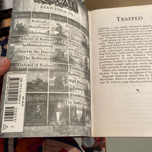 Redwall Salamandastron by Brian Jacques, paperback - Picture 4 of 4